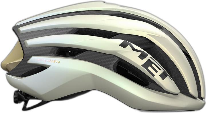 Actual product image MET Helmet Trenta 3K Carbon Mips, Vanilla Ice Gold, Matt, M (56 - 58 cm)