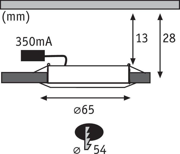 Image du produit Paulmann Kit d'éclairage encastré pour meubles (180 lm)