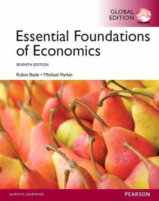 Image du produit Essential Foundations of Economics, Global Edition (Anglais, Michael Parkin, Robin Bade, 2014)