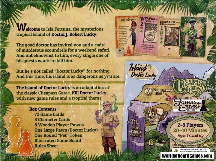 Actual product image Cheapass Games The Island of Doctor Lucky