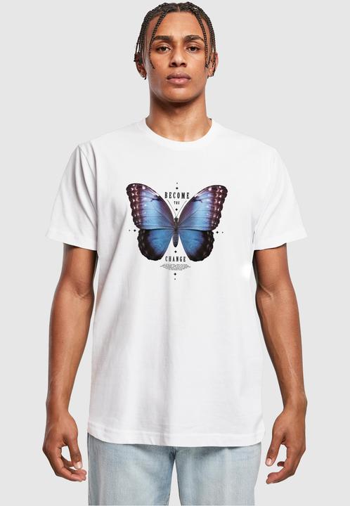 Immagine prodotto Mister Tee Maglietta con farfalla Become the Change - 131385 (L)