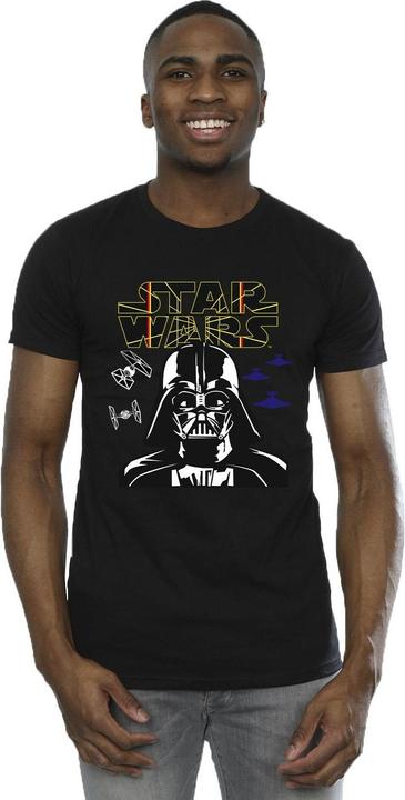 Actual product image Star Wars Mens Darth Vader Comp Logo T-Shirt (M)