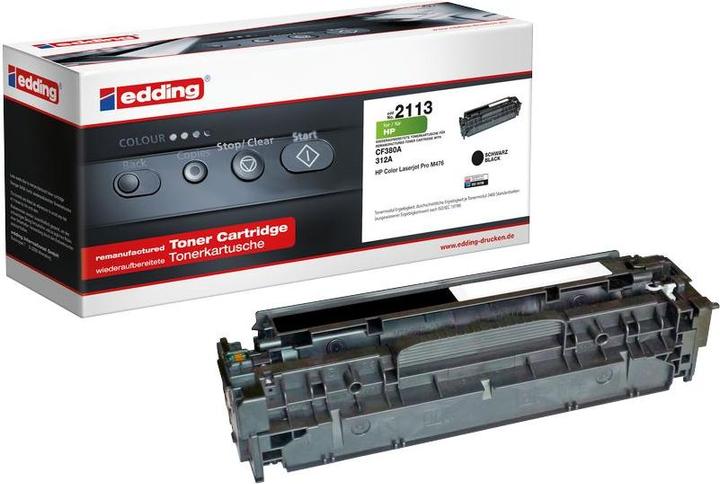 Actual product image Edding Toner 18-2113 like HP CF380A black - Toner unit (FC)