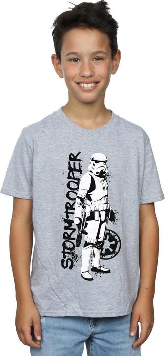 Produktbild Star Wars The Mandalorian Splat Stormtrooper TShirt Jungen (152, 158)