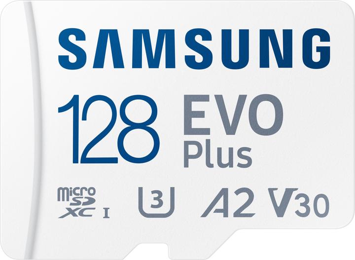 Samsung EVO Plus (128 GB, microSDXC, U3, UHS-I)