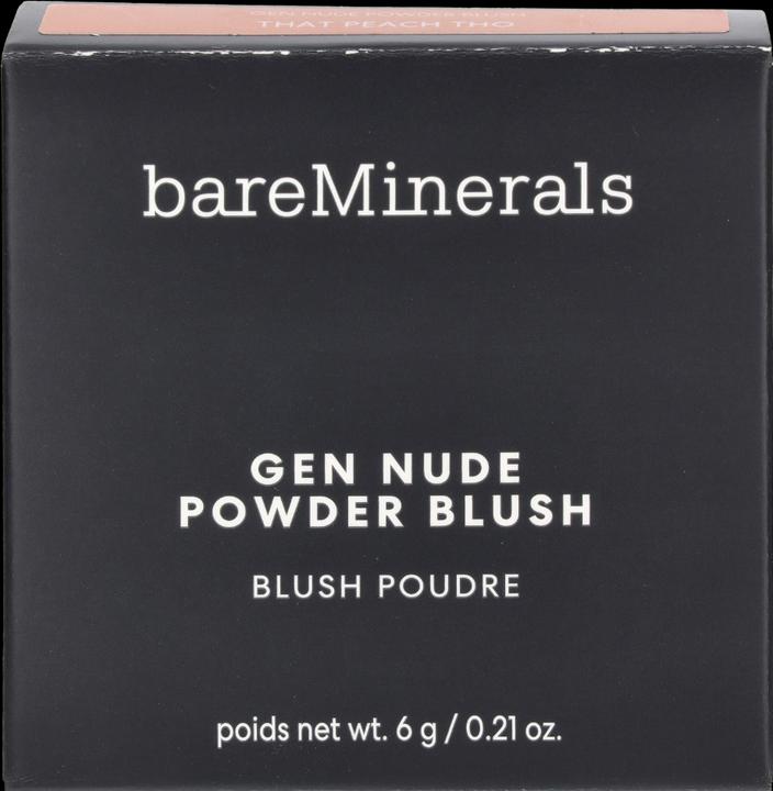 Actual product image Bare Minerals Bareminerals Gen Nude Powder Blush That Peach Tho - 6g (That Peach Tho)