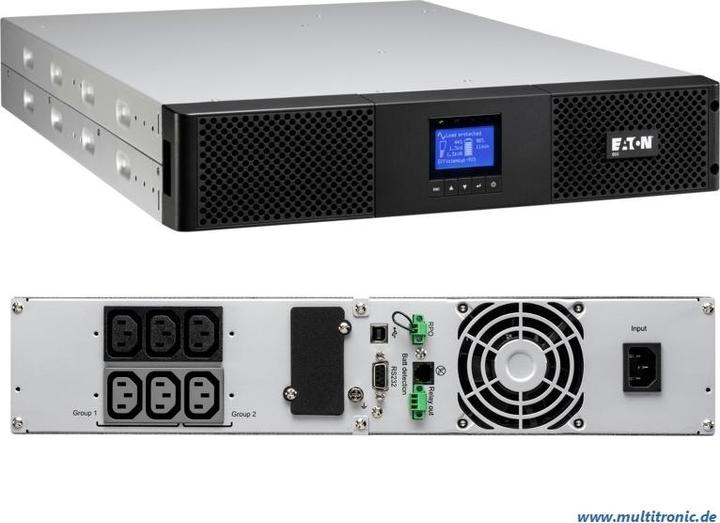 Actual product image Eaton 9SX 1500i Rack2U (1500 VA, 1350 W, Online double converter UPS)