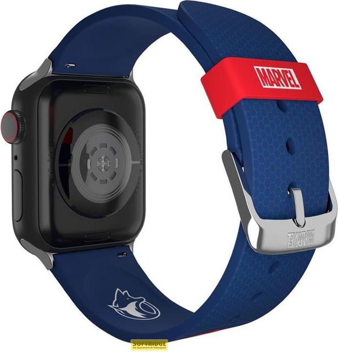 Produktbild Moby Fox Marvel bracelet pour smartwatch Insignia Collection: Captain America (Silikon)