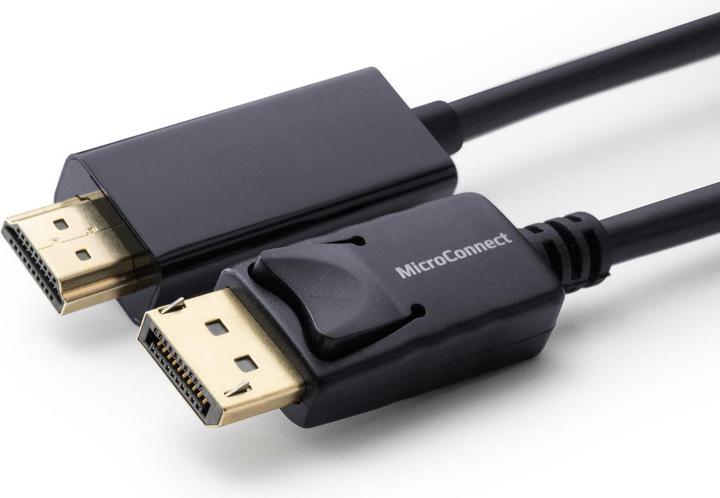 MicroConnect DisplayPort to HDMI Cable 1m Male (1 m, DisplayPort)