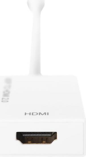 Image du produit Digitus Adaptateur/convertisseur Mini DisplayPort actif,DP-HMDI (HDMI, Mini DP, 20 cm)