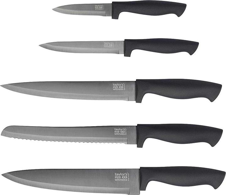 Actual product image Taylor's Eye Witness TITANIUM kitchen knife set
