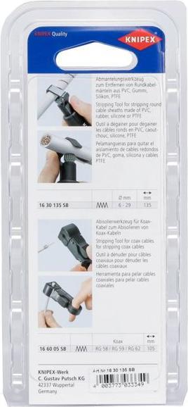 Produktbild Knipex Abmantelungswerkzeug (135 mm)
