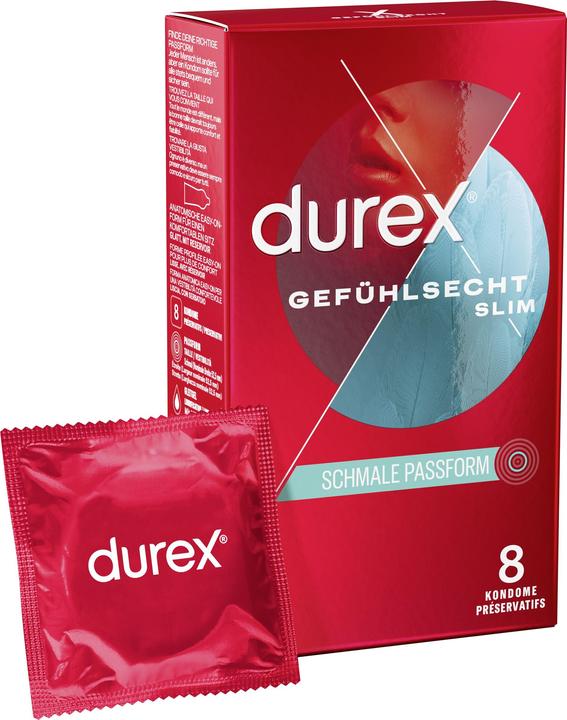 Produktbild Durex Gef??hlsecht Slim Fit (8 Stk.)