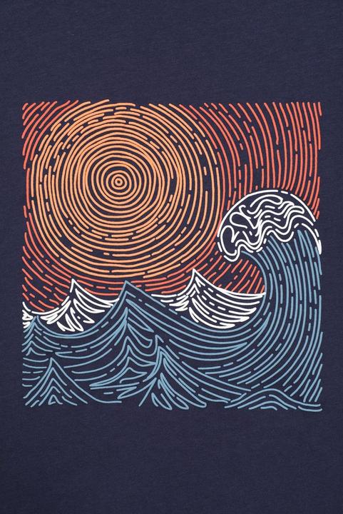 Image du produit Mountain Warehouse T-shirt en coton biologique Tidal Wave pour hommes (S)