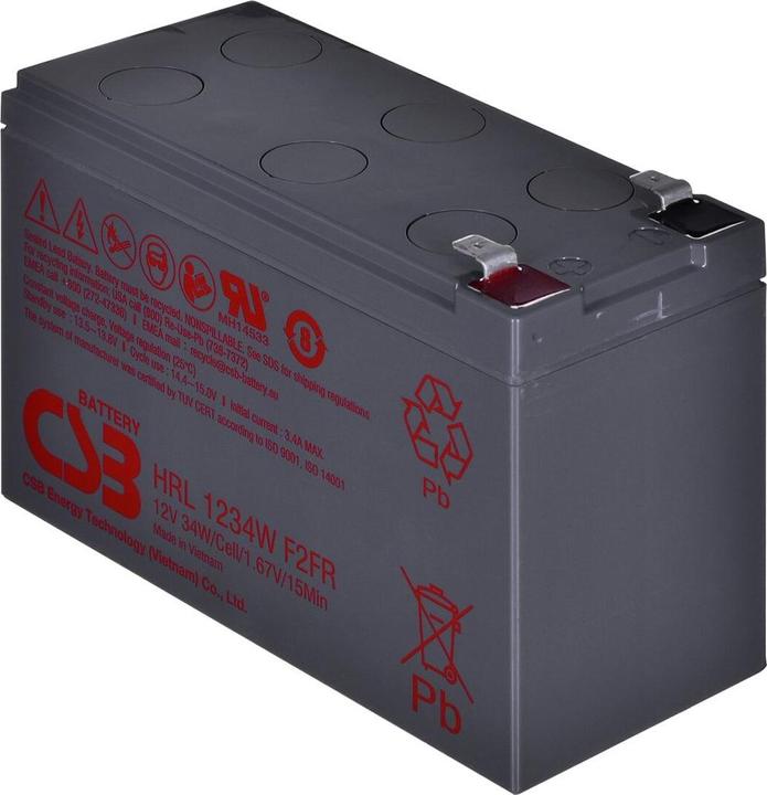Immagine prodotto Orvaldi Batteria CSB HRL1234WF2FR 12V 9Ah (12 V, 9 Ah)