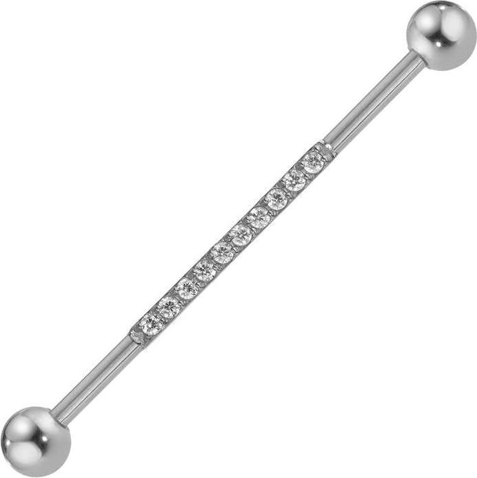 Immagine prodotto Bijouteria Industrial piercing (Acciaio chirurgico 316L, Zirconia)