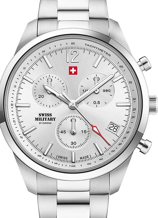 Actual product image Swiss Military SM34097.02 Chronograph Men's Watch 42mm 5ATM (Chronograph, 42 mm)