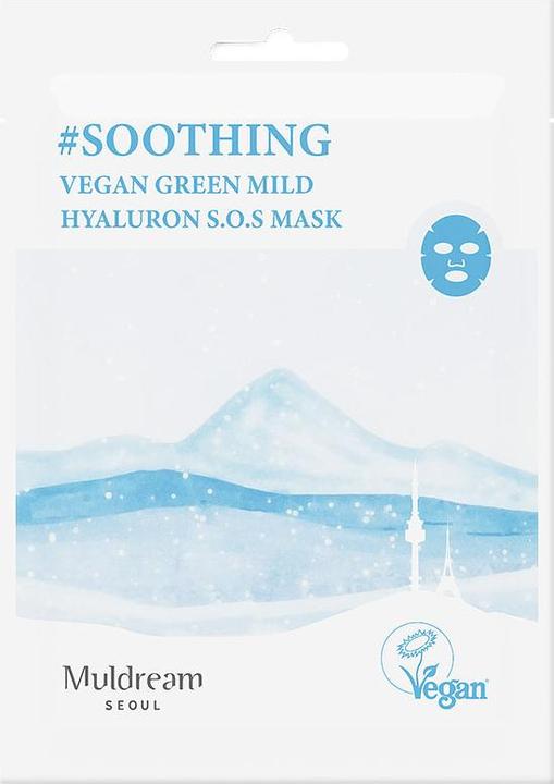 Produktbild Muldream Vegan Green Mild Hyaluron S.O.S Mask