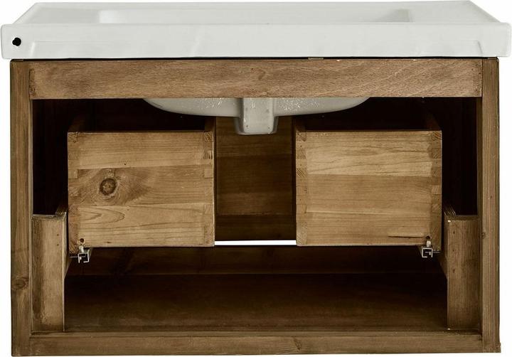 Produktbild Loberon Waschtisch Greenhaven weiss/braun