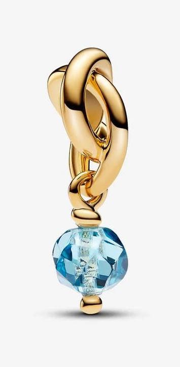 Produktbild Pandora Moments Geburtsstein MÃ¤rz (Metall vergoldet in 14K)