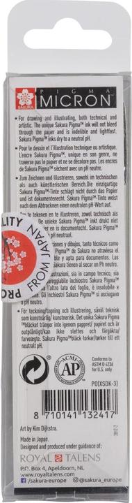 Produktbild Sakura Pigma Micron (Schwarz, 3 x)