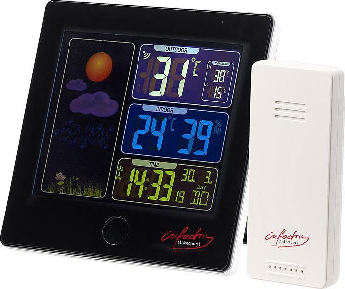 Infactory Horloge radio-pilotée
