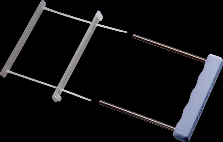 Actual product image Leitz Archive filing clip, colorless, two-part plastic, filling height: 60 mm, with cover rail