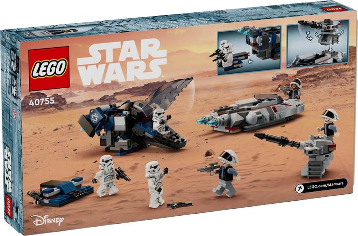 Actual product image LEGO Imperial Dropship vs. Rebel Scout Speeder (40755, LEGO Star Wars)