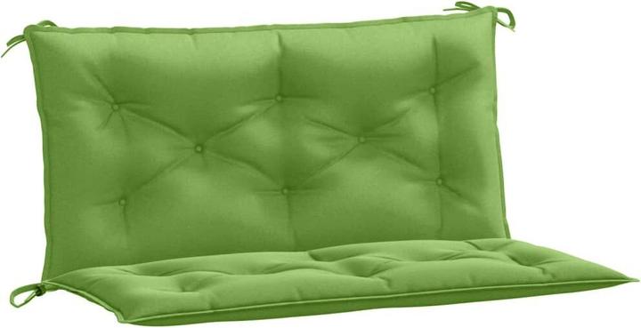 Actual product image VidaXL Garden bench cushions 2 pcs. fabric (100 x 50 x 7 cm)