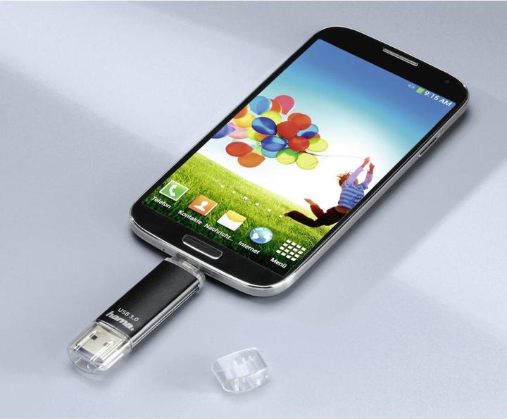 Image du produit Hama Laeta Twin (64 Go, Micro USB, USB-A, USB 3.0)