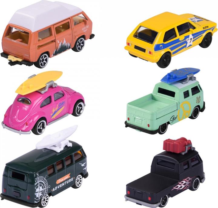 Actual product image Majorette VW The Originals Premium Cars, 6-sort.