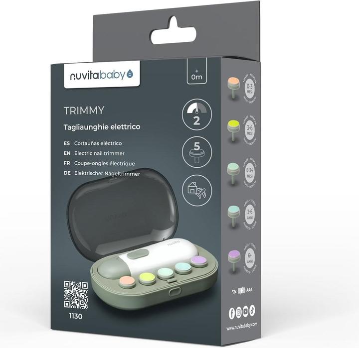 Produktbild Nuvita Trimmy - Elektrisches Baby Nagelpflegeset