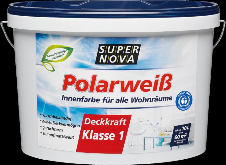 Produktbild Super Nova Polarweiss (Weiss, 10 l)