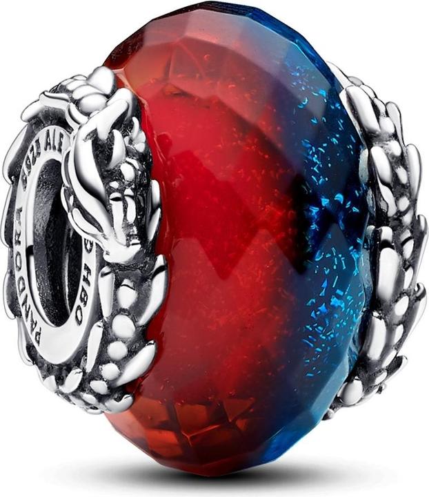 Produktbild Pandora Game of Thrones Eis & Feuer Drachen Doppeltes Murano Glas Charm (Murano-Glas)