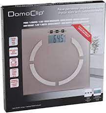 DomoClip Glaspersonenwaage bis 180kg rot (180 kg)