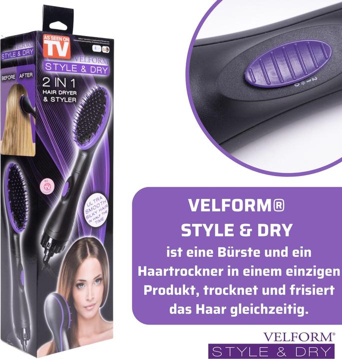 Actual product image Velform Style & Dry