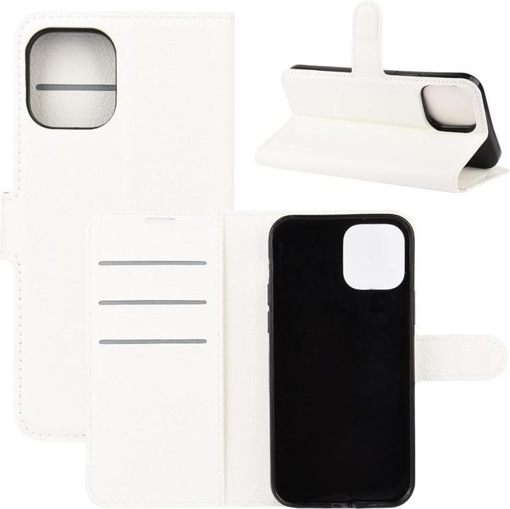 Actual product image Cover-Discount iPhone 12 Pro Max - leather case cover white (Apple iPhone 12 Pro Max)