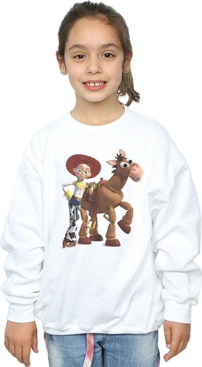 Actual product image Disney Girls Toy Story 4 Jessie And Bullseye Sweatshirt (140, 146)