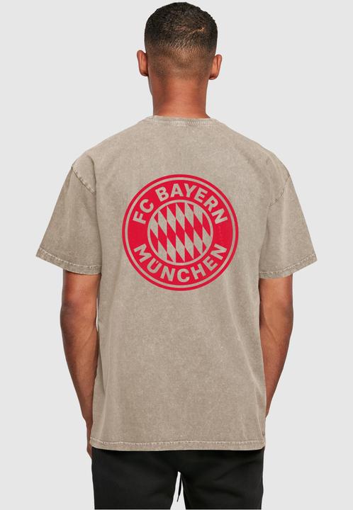 Immagine prodotto FC Bayern München Mia San Mia Red Acid Washed Heavy Oversize Tee - 111611 (L)