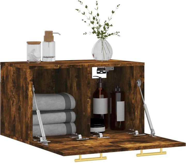 Produktbild VidaXL Wandschrank Räuchereiche 60x36,5x35 cm Holzwerkstoff (60 x 36,5 x 35 cm)