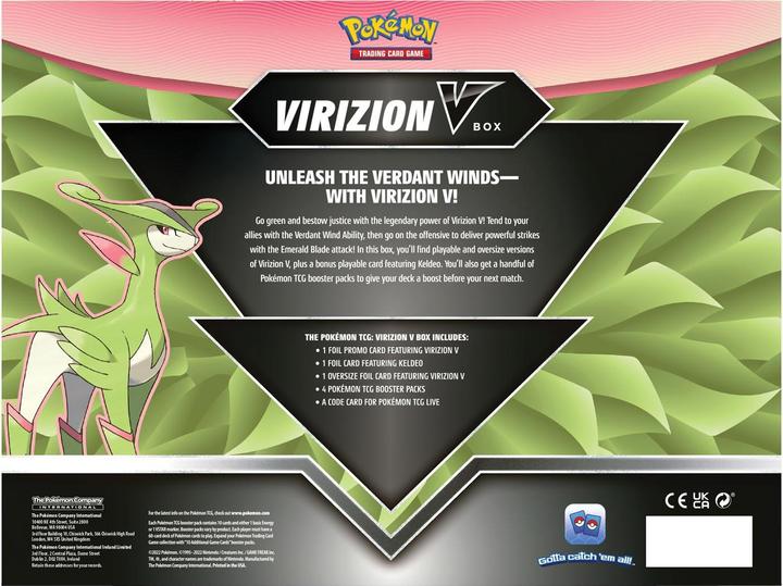 Image du produit Pokémon Virizion V Collection Box (Anglais, Coffret & Collection)