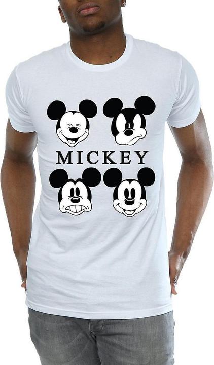 Immagine prodotto Disney Maglietta Uomo Quattro Teste di Topolino in cotone (L)