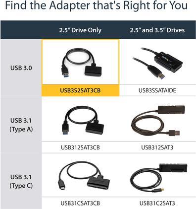Produktbild StarTech Adapter USB 3.0 auf 2.5" SATA III