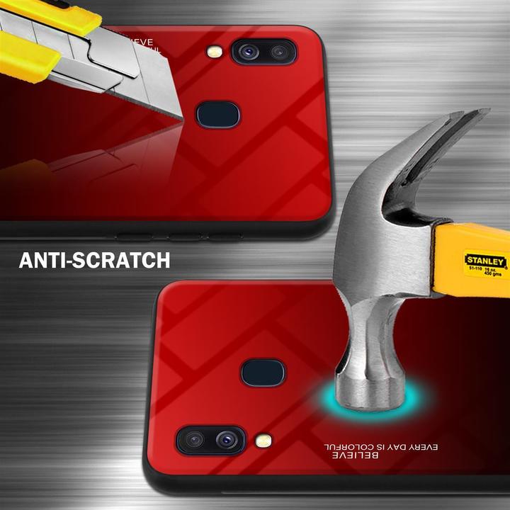 Produktbild Cadorabo TPU 2 Farben Glas Cover (Samsung Galaxy A40)