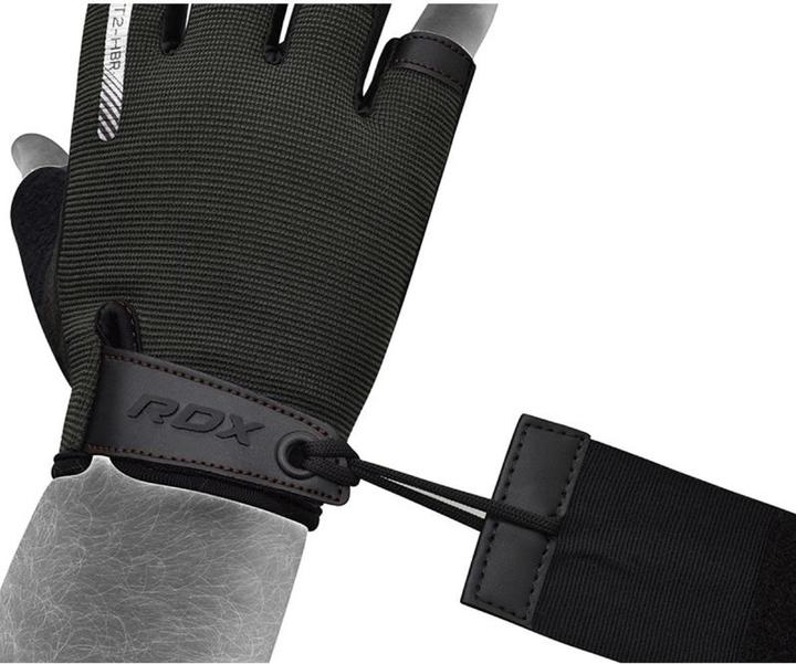 Actual product image Rdx Gym Gloves T2 - Half Finger (L)