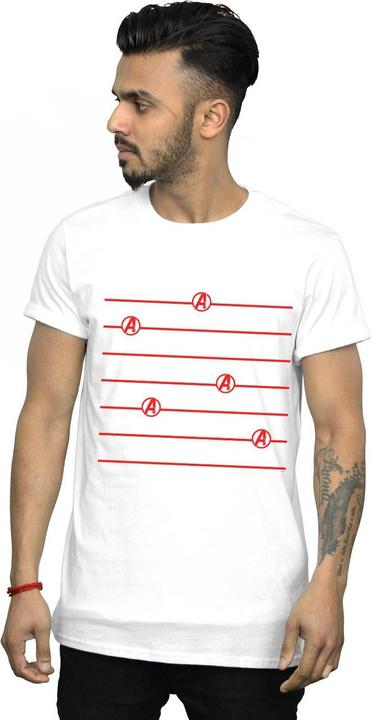 Produktbild Avengers Endgame Logo Stripes TShirt (3XL)