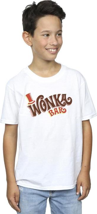 Immagine prodotto Willy Wonka & the Chocolate Factory Bar Logo Maglietta Ragazzi (116)