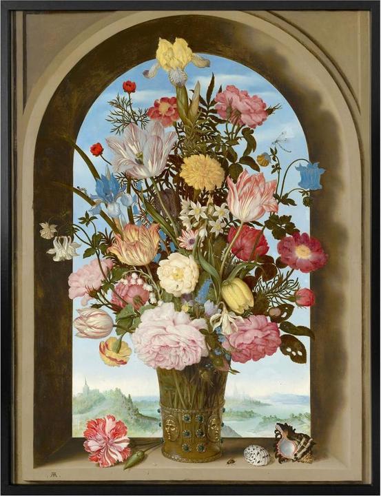 Produktbild Trenddeko Blumenvase in einer Fensternische (30 x 40 cm)
