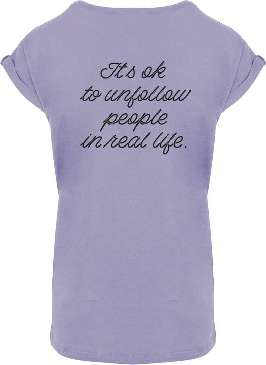 Produktbild Merchcode Ladies Heartbreak Extended Shoulder Tee - 111575 (M)