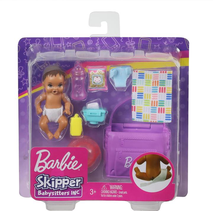 Productafbeelding Barbie Skipper Babysitters Inc. speelset met baby- of peuterpop en bijpassende accessoires